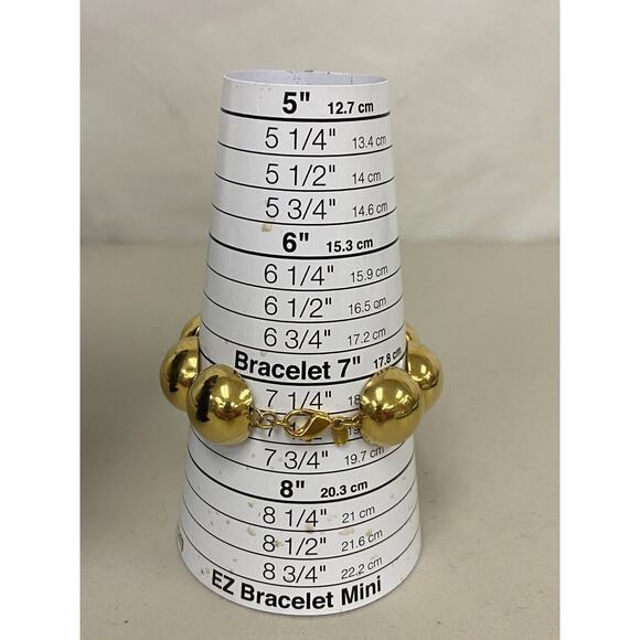 Marshall Fields Monet Beaded Gold Tone Chain Necklace & Bracelet Lot of 3 w/ Box - Picture 11 of 12